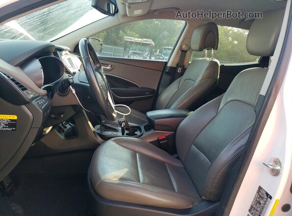 5XYZUDLB1GG375240 2016 HYUNDAI SANTA White Front interior view