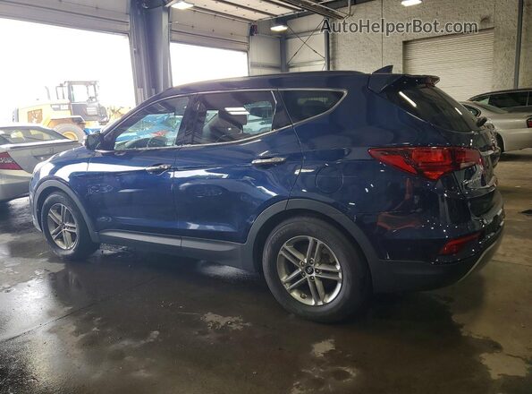 5XYZUDLB1HG496643 2017 HYUNDAI SANTA Blue Rear left
