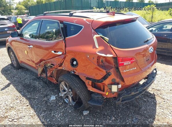5XYZUDLB2GG306346 2016 HYUNDAI SANTA FE SPORT Orange Rear left