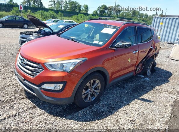 5XYZUDLB2GG306346 2016 HYUNDAI SANTA FE SPORT Orange Front left