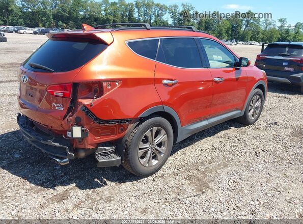 5XYZUDLB2GG306346 2016 HYUNDAI SANTA FE SPORT Orange Rear right
