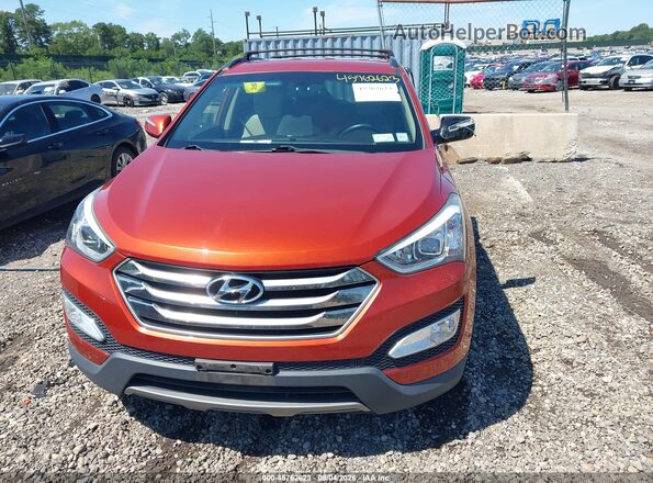 5XYZUDLB2GG306346 2016 HYUNDAI SANTA FE SPORT Orange Instrument cluster view