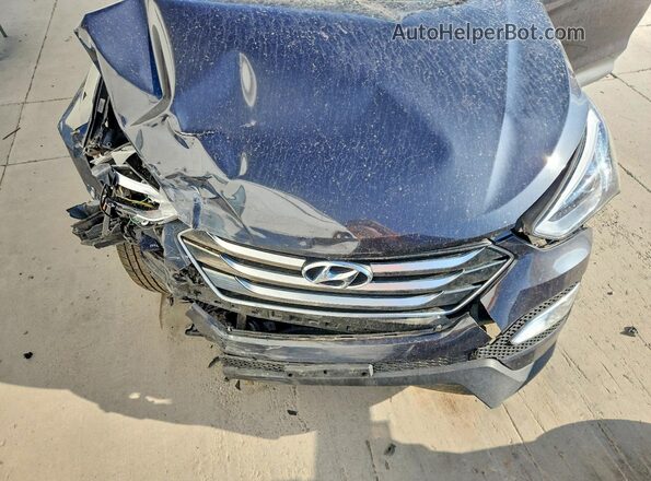 5XYZUDLB2GG374324 2016 HYUNDAI SANTA Gray Вид задньої частини салону