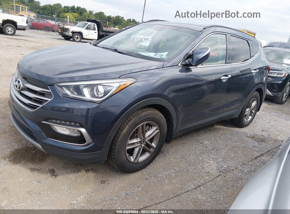 5XYZUDLB2HG388757 2017 HYUNDAI SANTA FE SPORT Blue წინა მარცხენა ხედი სამი მეოთხედიდან