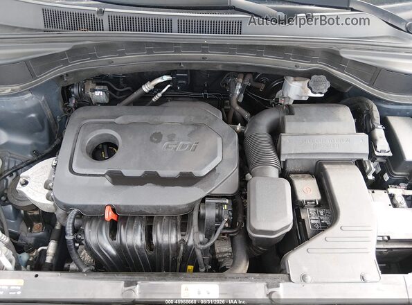 5XYZUDLB2HG388757 2017 HYUNDAI SANTA FE SPORT Blue უკანა ხედი