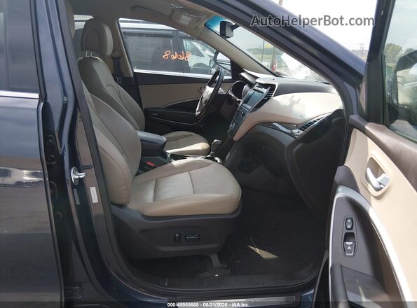 5XYZUDLB2HG388757 2017 HYUNDAI SANTA FE SPORT Blue წინა სალონის ხედი