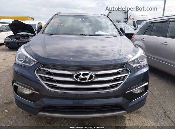 5XYZUDLB2HG388757 2017 HYUNDAI SANTA FE SPORT Blue ხელსაწყოთა პანელის ხედი