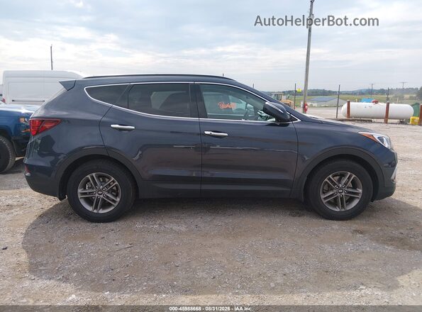 5XYZUDLB2HG388757 2017 HYUNDAI SANTA FE SPORT Blue უკანა სალონის ხედი