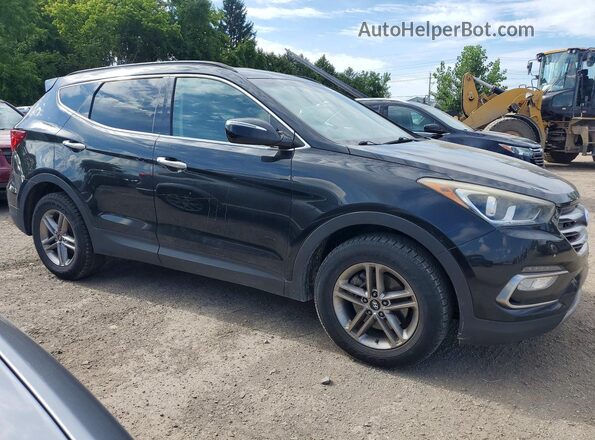 5XYZUDLB3HG416100 2017 HYUNDAI SANTA Черный Передняя правая четверть