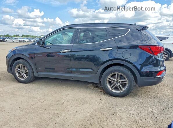 5XYZUDLB3HG416100 2017 HYUNDAI SANTA Черный Задняя левая четверть