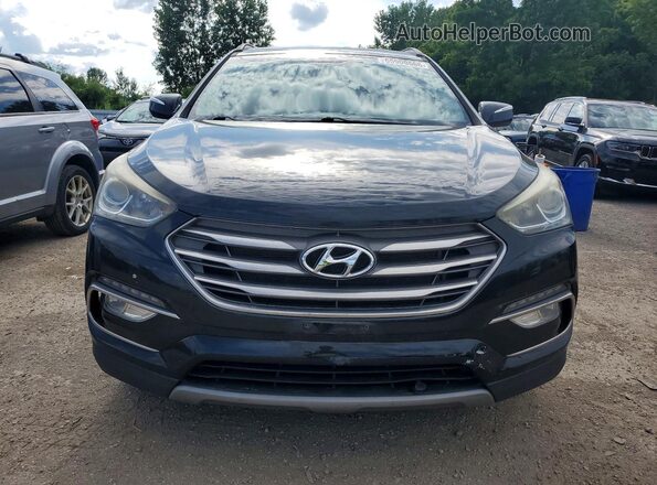 5XYZUDLB3HG416100 2017 HYUNDAI SANTA Черный Вид спереди