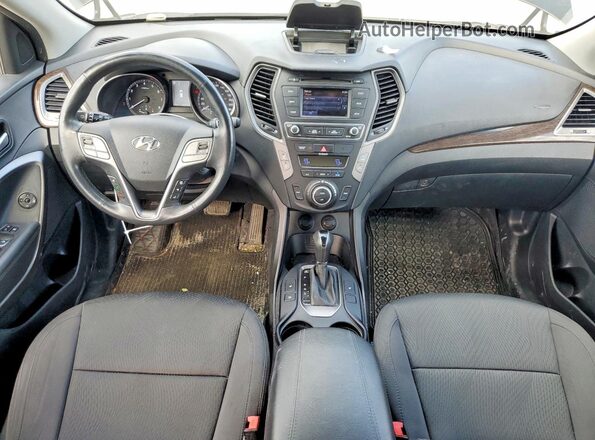 5XYZUDLB3HG416100 2017 HYUNDAI SANTA Черный Вид панели приборов