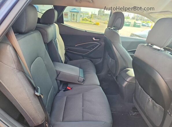 5XYZUDLB3HG477902 2017 HYUNDAI SANTA Gray Vista de los asientos traseros