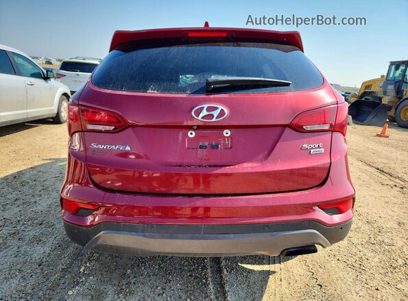 5XYZUDLB3HG478953 2017 HYUNDAI SANTA Red Հետևի տեսք