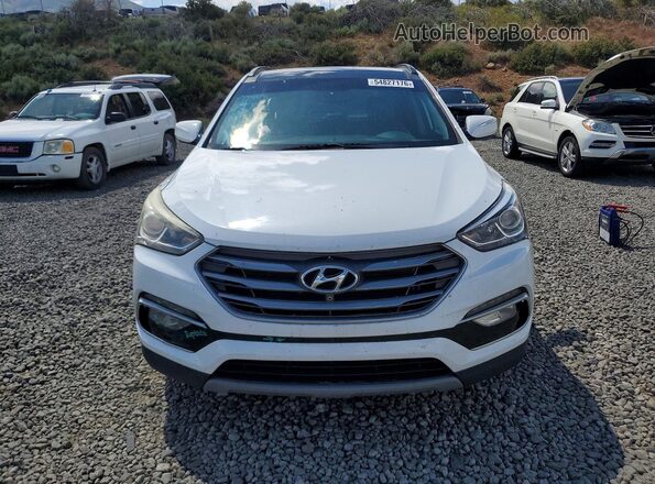 5XYZUDLB3JG554239 2018 HYUNDAI SANTA White Դիմացի տեսք