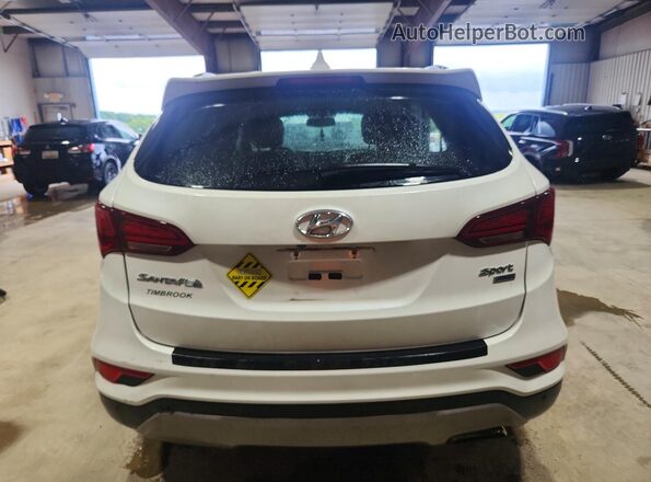 5XYZUDLB4HG469324 2017 HYUNDAI SANTA White უკანა ხედი