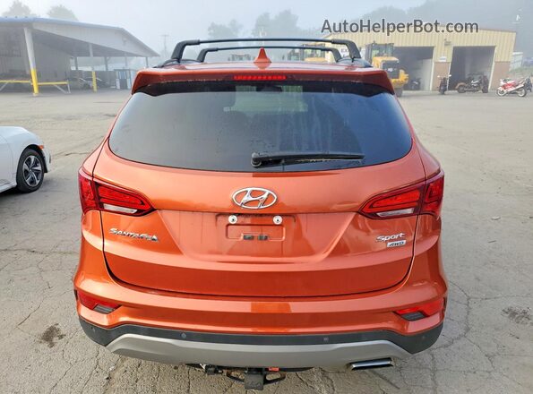 5XYZUDLB4HG473969 2017 HYUNDAI SANTA Orange უკანა ხედი