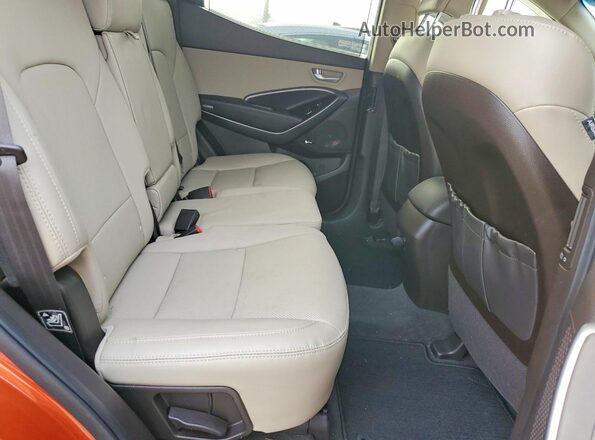 5XYZUDLB4HG473969 2017 HYUNDAI SANTA Orange უკანა სალონის ხედი