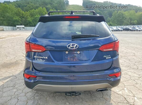 5XYZUDLB4HG481280 2017 HYUNDAI SANTA Blue უკანა ხედი