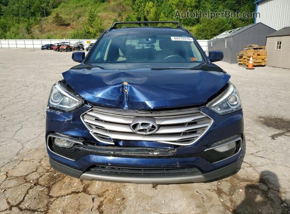 5XYZUDLB4HG481280 2017 HYUNDAI SANTA Blue წინა ხედი