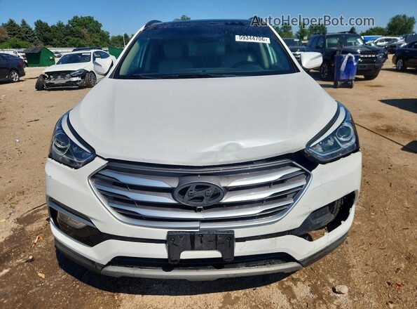 5XYZUDLB4JG554444 2018 HYUNDAI SANTA White წინა ხედი