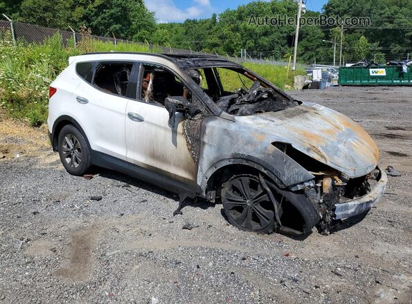 5XYZUDLB5GG337297 2016 HYUNDAI SANTA White Передня права чверть