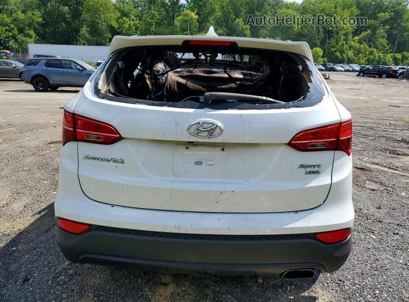 5XYZUDLB5GG337297 2016 HYUNDAI SANTA White Вид ззаду