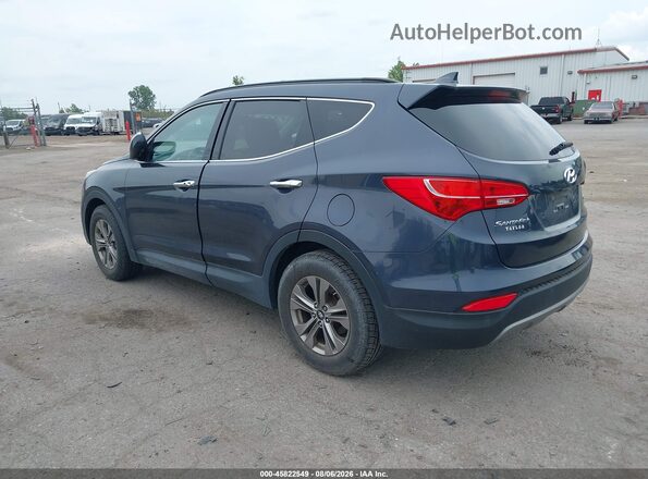 5XYZUDLB5GG343228 2016 HYUNDAI SANTA FE SPORT Blue Задня ліва чверть