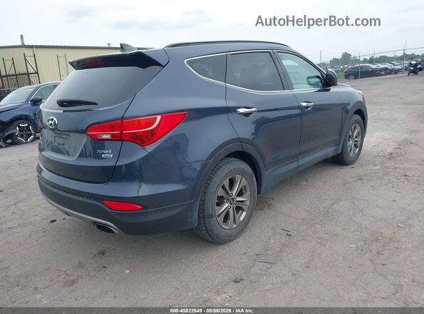 5XYZUDLB5GG343228 2016 HYUNDAI SANTA FE SPORT Blue Задня права чверть