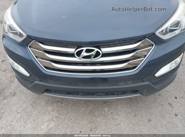 5XYZUDLB5GG343228 2016 HYUNDAI SANTA FE SPORT Blue Вид спереду