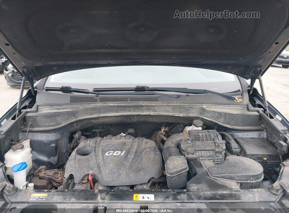 5XYZUDLB5GG343228 2016 HYUNDAI SANTA FE SPORT Blue Вид ззаду