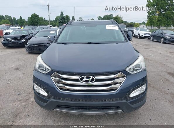 5XYZUDLB5GG343228 2016 HYUNDAI SANTA FE SPORT Blue Вид щитка приладів