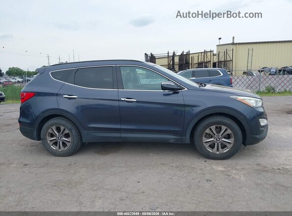 5XYZUDLB5GG343228 2016 HYUNDAI SANTA FE SPORT Blue Вид задньої частини салону