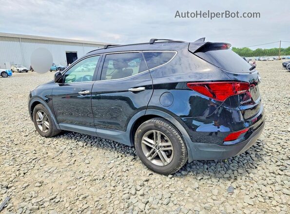 5XYZUDLB5JG542383 2018 HYUNDAI SANTA Black Trasero izquierdo