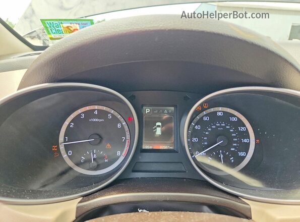5XYZUDLB5JG542383 2018 HYUNDAI SANTA Black Vista del cuadro de instrumentos