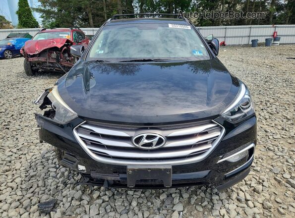 5XYZUDLB5JG542383 2018 HYUNDAI SANTA Black Vista frontal