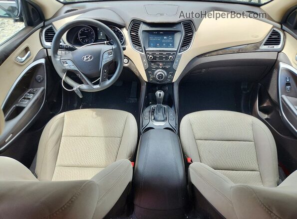 5XYZUDLB5JG542383 2018 HYUNDAI SANTA Black Vista del salpicadero