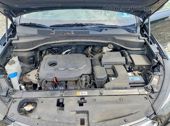 5XYZUDLB5JG542383 2018 HYUNDAI SANTA Black Vista interior trasera