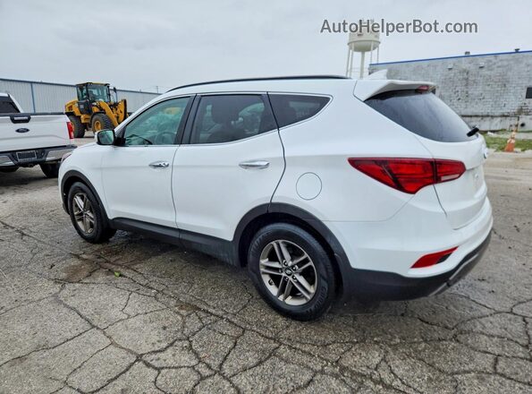 5XYZUDLB5JG555375 2018 HYUNDAI SANTA White Հետևի ձախ