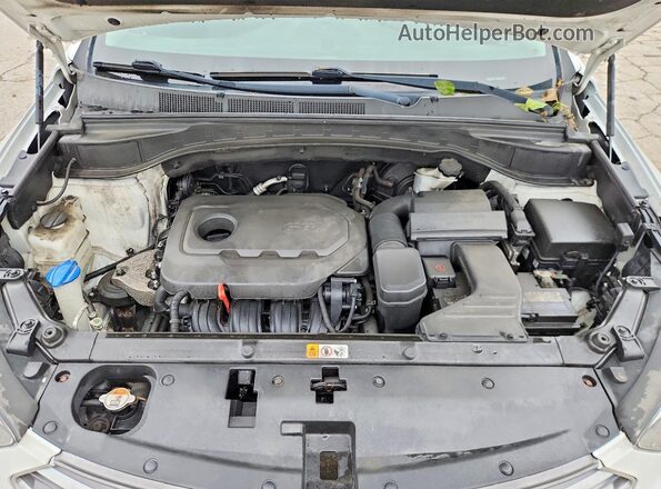 5XYZUDLB5JG555375 2018 HYUNDAI SANTA White Սալոնի հետևի տեսք