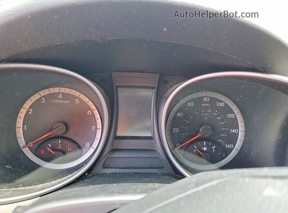 5XYZUDLB6GG325143 2016 HYUNDAI SANTA White Вид щитка приладів