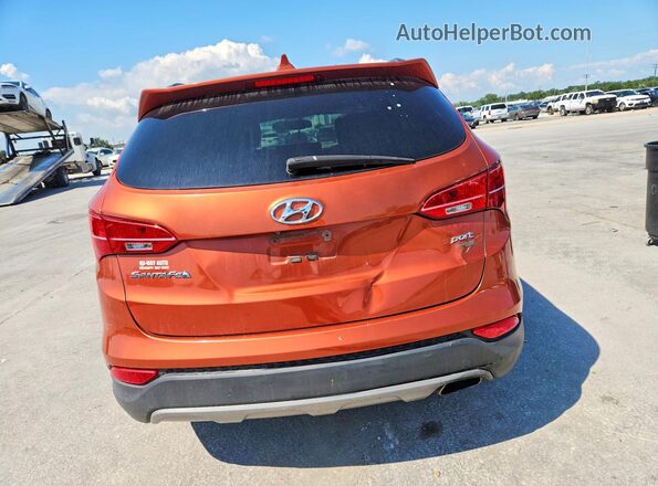 5XYZUDLB6GG372527 2016 HYUNDAI SANTA Orange Vista trasera