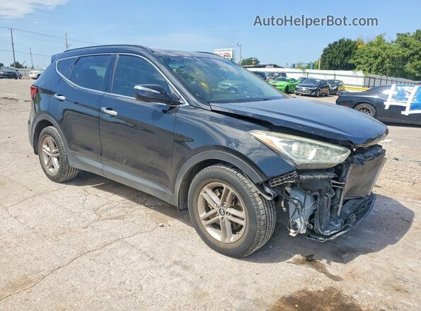 5XYZUDLB6HG466764 2017 HYUNDAI SANTA Black წინა მარჯვენა