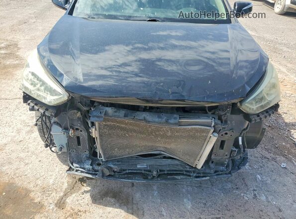 5XYZUDLB6HG466764 2017 HYUNDAI SANTA Black ძრავის განყოფილების ხედი