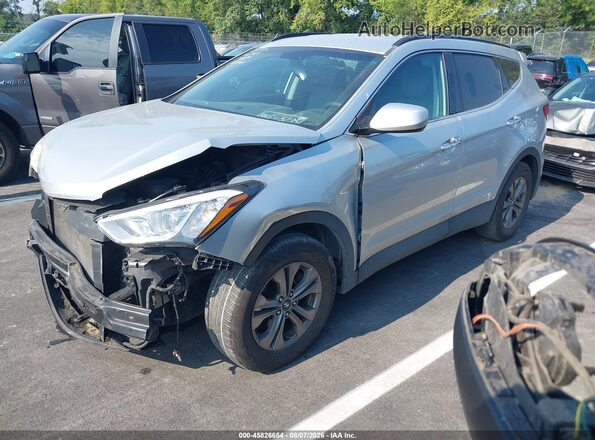 5XYZUDLB7GG371628 2016 HYUNDAI SANTA FE SPORT Серебряный Передняя левая четверть