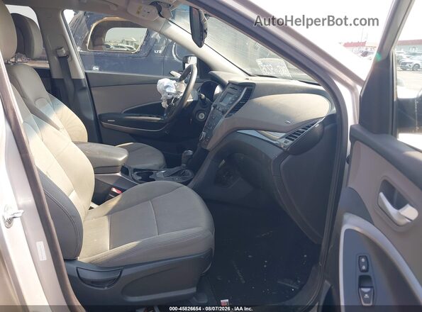 5XYZUDLB7GG371628 2016 HYUNDAI SANTA FE SPORT Серебряный Вид салона спереди