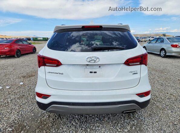 5XYZUDLB7HG480107 2017 HYUNDAI SANTA White Հետևի տեսք