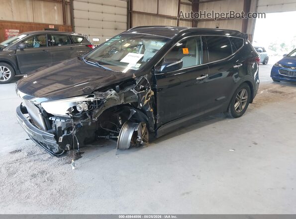 5XYZUDLB7JG558469 2018 HYUNDAI SANTA FE SPORT Black Передня ліва чверть