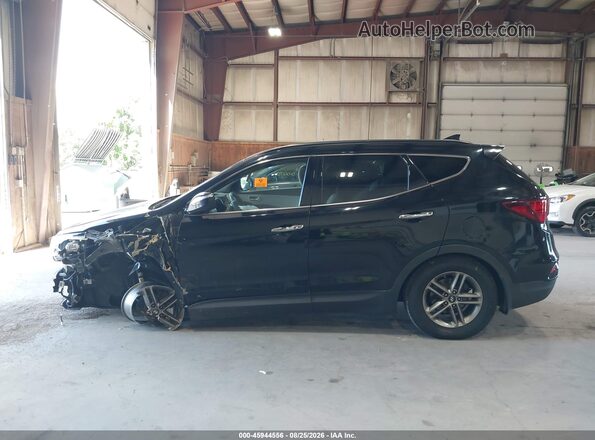 5XYZUDLB7JG558469 2018 HYUNDAI SANTA FE SPORT Black Вид задньої частини салону