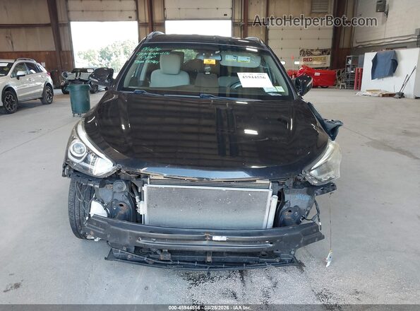 5XYZUDLB7JG558469 2018 HYUNDAI SANTA FE SPORT Black Вид панелі приладів
